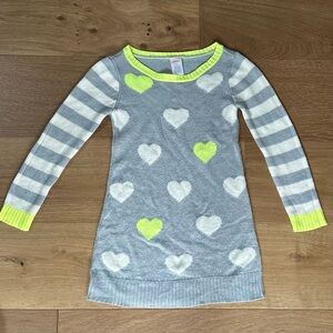 Gymboree Size 6 Heart Sweater Dress